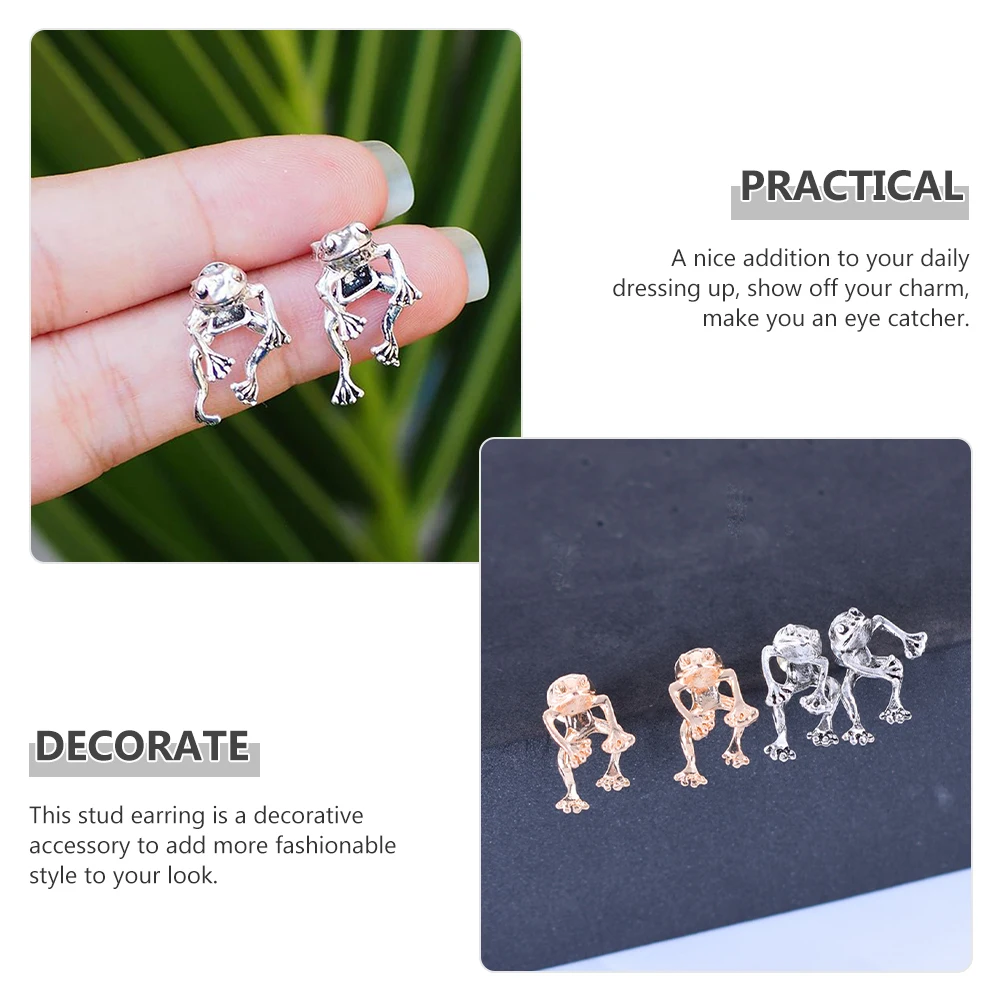 2 Pairs Retro Frog Earrings Stud for Women Frogs Stuff Teen Girls Aesthetic Cartoon
2 Pairs Retro Frog Earrings Stud for Women Frogs Stuff Teen Girls Aesthetic Cartoon