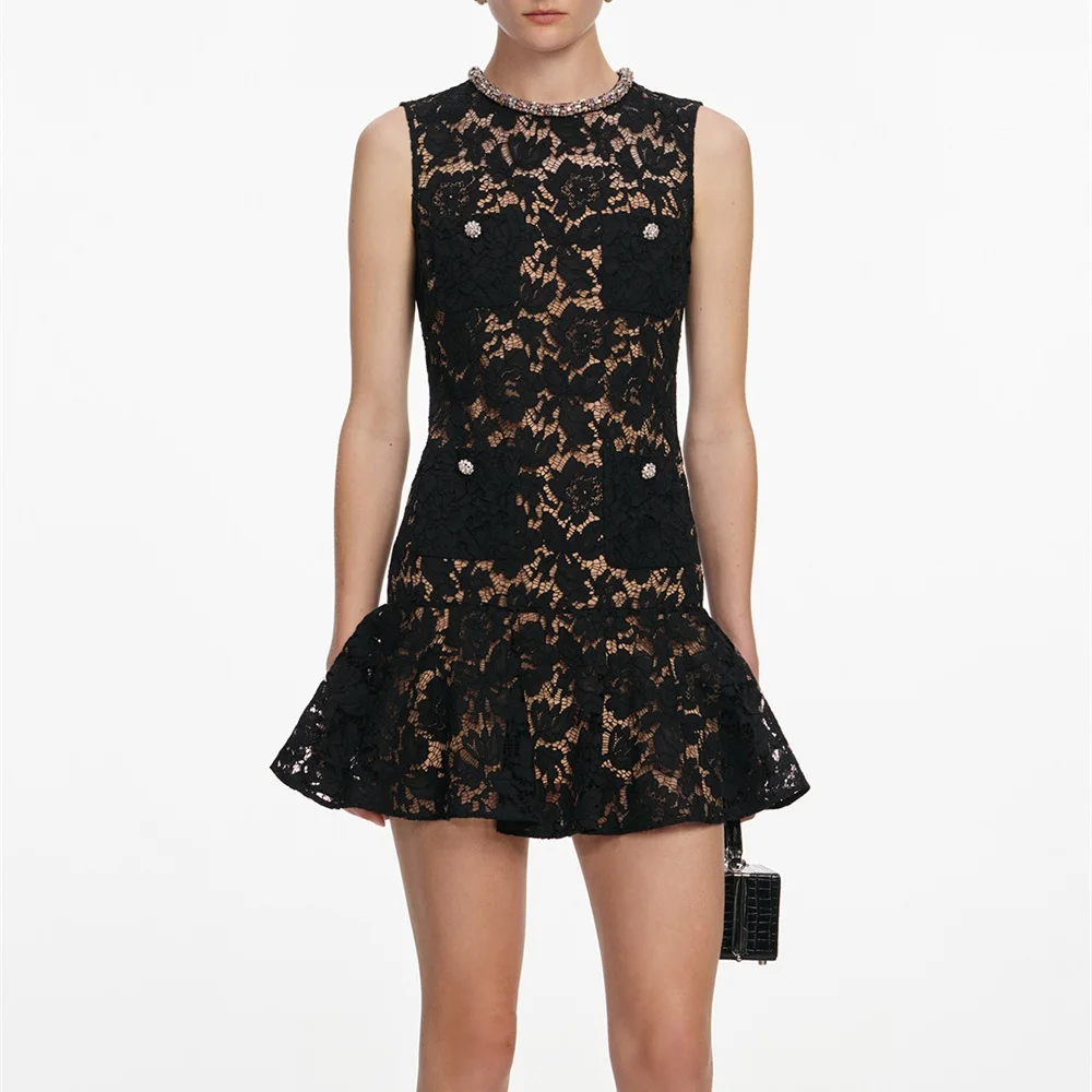 2026 Summer Women's Fashion: Lace Dress, Rhinestone Accents, Corset-Style, Sexy Bodycon Dress — Y2K New Party Wear bra
2026 Summer Women's Fashion: Lace Dress, Rhinestone Accents, Corset-Style, Sexy Bodycon Dress — Y2K New Party Wear bra