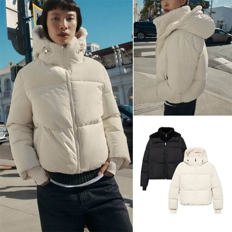 Spring New Faion Women's Thiened Fce Lined Hooded Jaet Waterproof Windproof Cotton Outerwear Coat Zipper Closure Sol...
Spring New Faion Women's Thiened Fce Lined Hooded Jaet Waterproof Windproof Cotton Outerwear Coat Zipper Closure Sol...