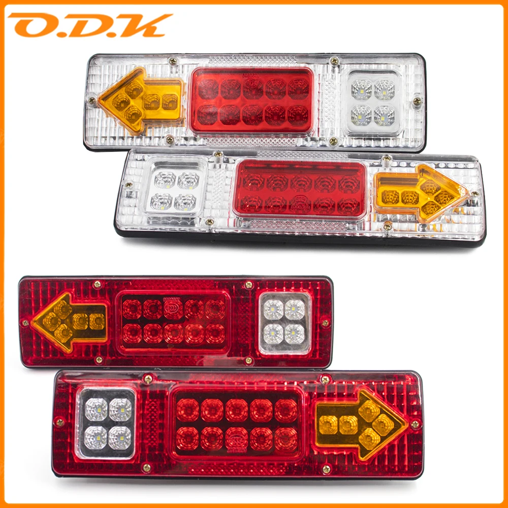 2Pcs 12V 24V Car Truck 19 LED Tail Light Brake Stop Turn Indicator Signal Lamp Rear Reverse Lamp Trailer Lorry Caravans Camper
2Pcs 12V 24V Car Truck 19 LED Tail Light Brake Stop Turn Indicator Signal Lamp Rear Reverse Lamp Trailer Lorry Caravans Camper