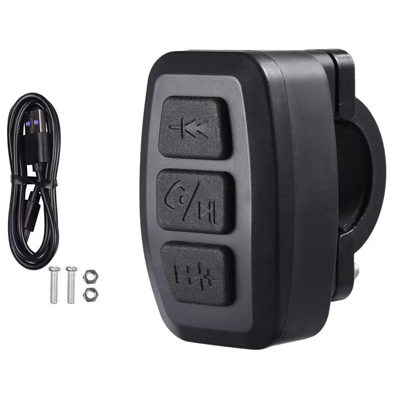 ABOK-Universal Smart Button For Motorcycle Handlebar Wireless BT Remote To Control Music& Answer For Phone Call
ABOK-Universal Smart Button For Motorcycle Handlebar Wireless BT Remote To Control Music& Answer For Phone Call