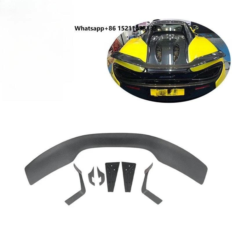 N Style Carbon Fiber Rear Spoiler Wing for McLaren 540C 570S 570GT
N Style Carbon Fiber Rear Spoiler Wing for McLaren 540C 570S 570GT