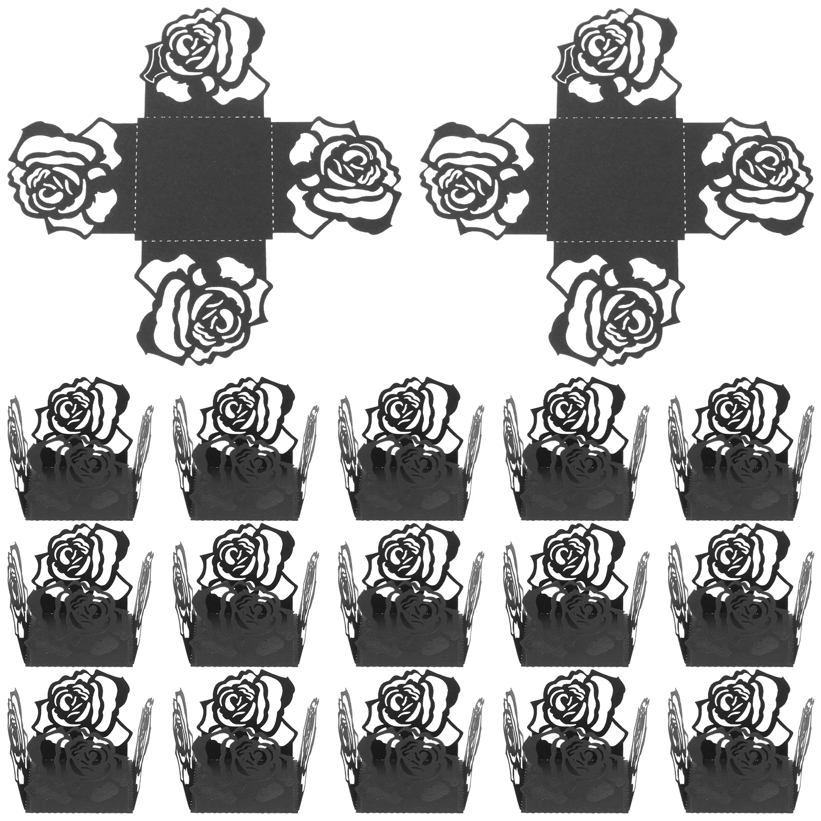 50pcs Chocolate Tray Cups Paper Wrappers Packaging Decorative Hollow Design Candy Cups Truffle Liners Party Centerpieces
50pcs Chocolate Tray Cups Paper Wrappers Packaging Decorative Hollow Design Candy Cups Truffle Liners Party Centerpieces