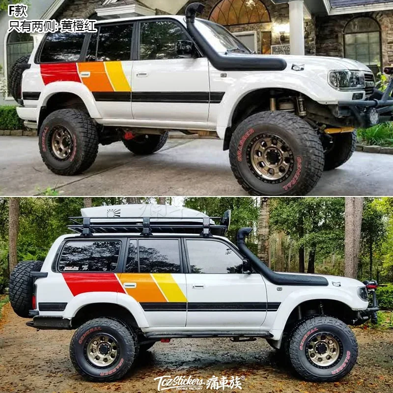 Car Sticker Vinyl Foil For Toyota 4 Runner Land Cruiser Fj Foil Accessories Waistline Pattern Decorative Color Stripes Sticker
Car Sticker Vinyl Foil For Toyota 4 Runner Land Cruiser Fj Foil Accessories Waistline Pattern Decorative Color Stripes Sticker