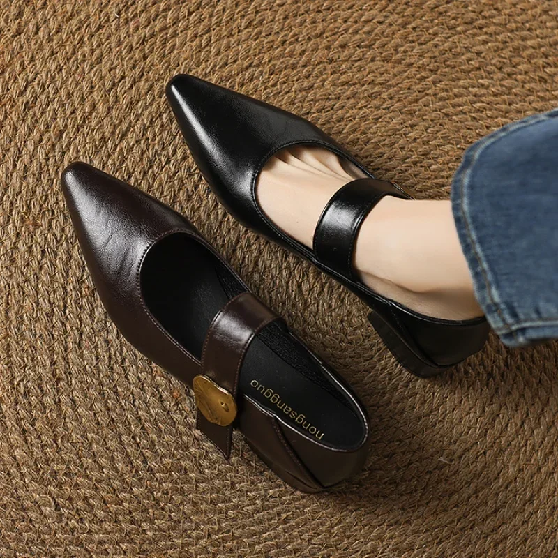 Pointed Toe Women High Heels Shoes Fashion Shallow Loafers Shoes Winter New 2025 Trend Chelsea Elegant Zapatos
Pointed Toe Women High Heels Shoes Fashion Shallow Loafers Shoes Winter New 2025 Trend Chelsea Elegant Zapatos