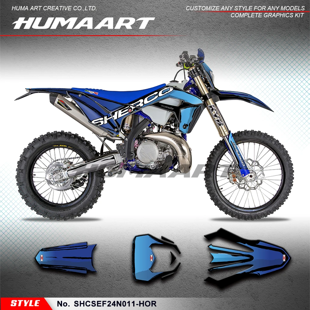 Комплект графических наклеек HUMAART, прочный винил для Sherco SE SEF 125 250 300 450 500 2024, восстановление, SHCSEF24N011-HOR
Комплект графических наклеек HUMAART, прочный винил для Sherco SE SEF 125 250 300 450 500 2024, восстановление, SHCSEF24N011-HOR