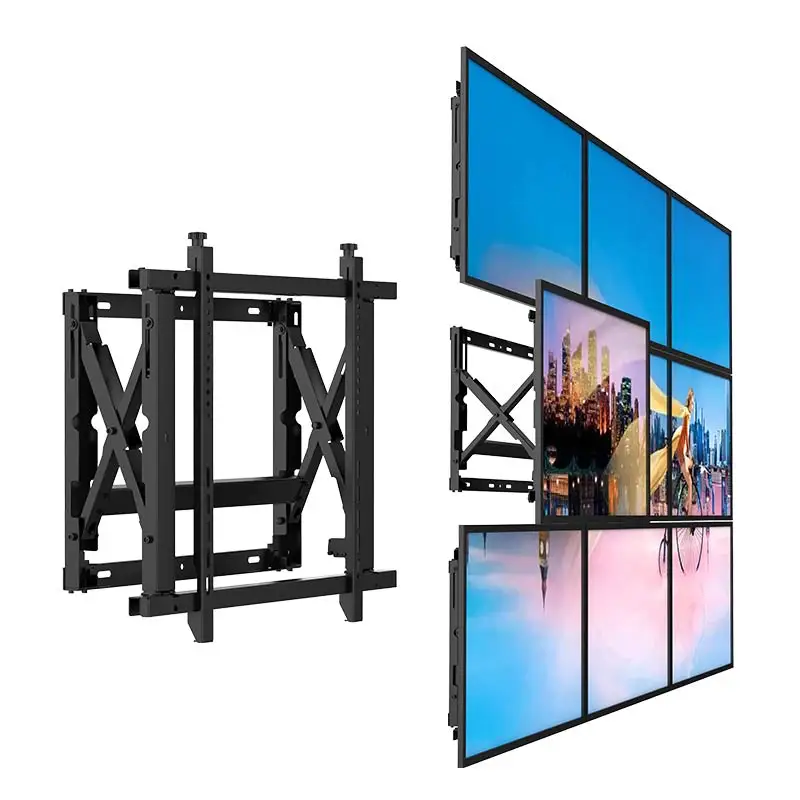 30~75" LCD Video Wall Front Maintenance Hydraulic Push Type Wall Mount TV Bracket for Advertising Display
30~75" LCD Video Wall Front Maintenance Hydraulic Push Type Wall Mount TV Bracket for Advertising Display
