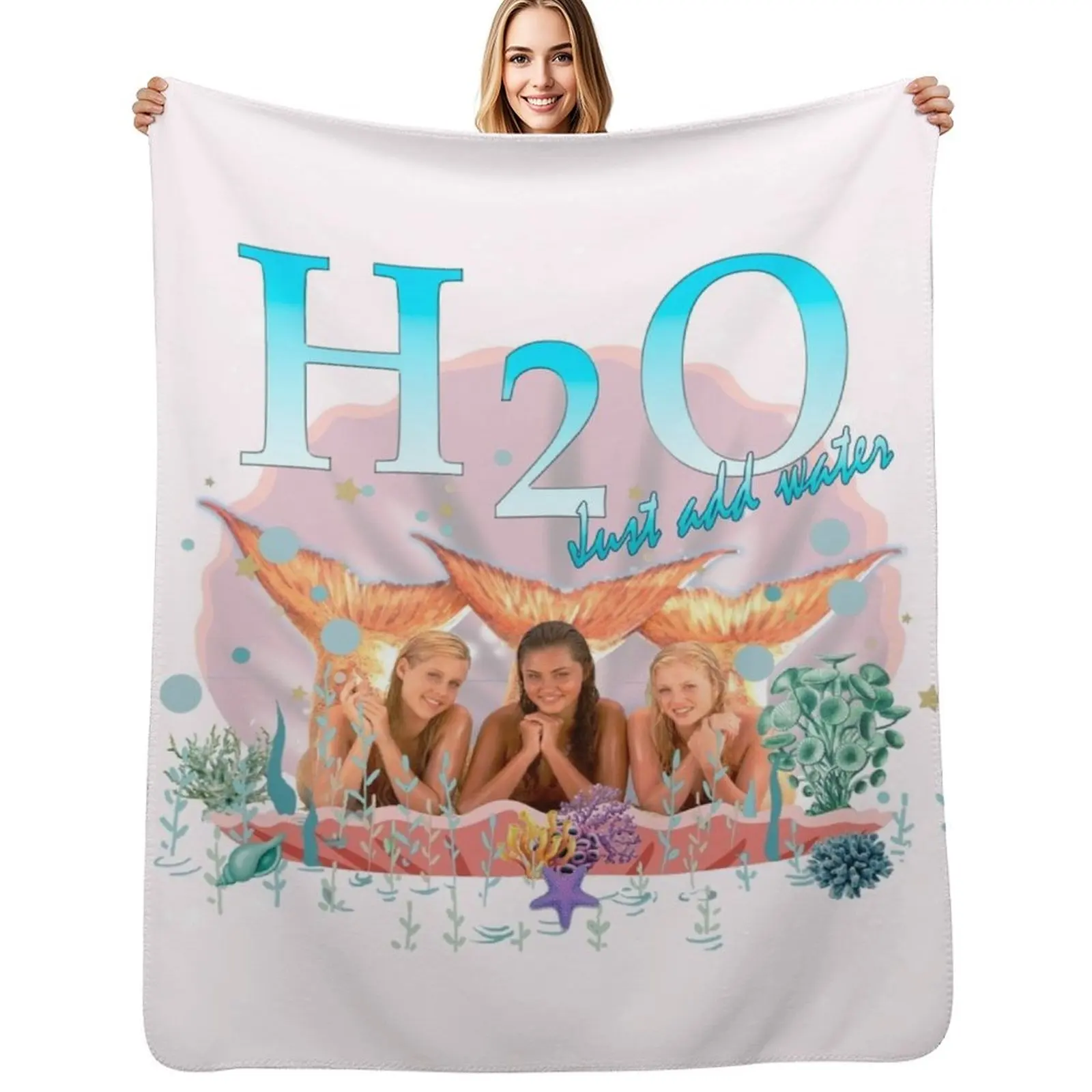 H2O Throw Blanket Faux Fur Soft Warm Blanket for Bed
H2O Throw Blanket Faux Fur Soft Warm Blanket for Bed