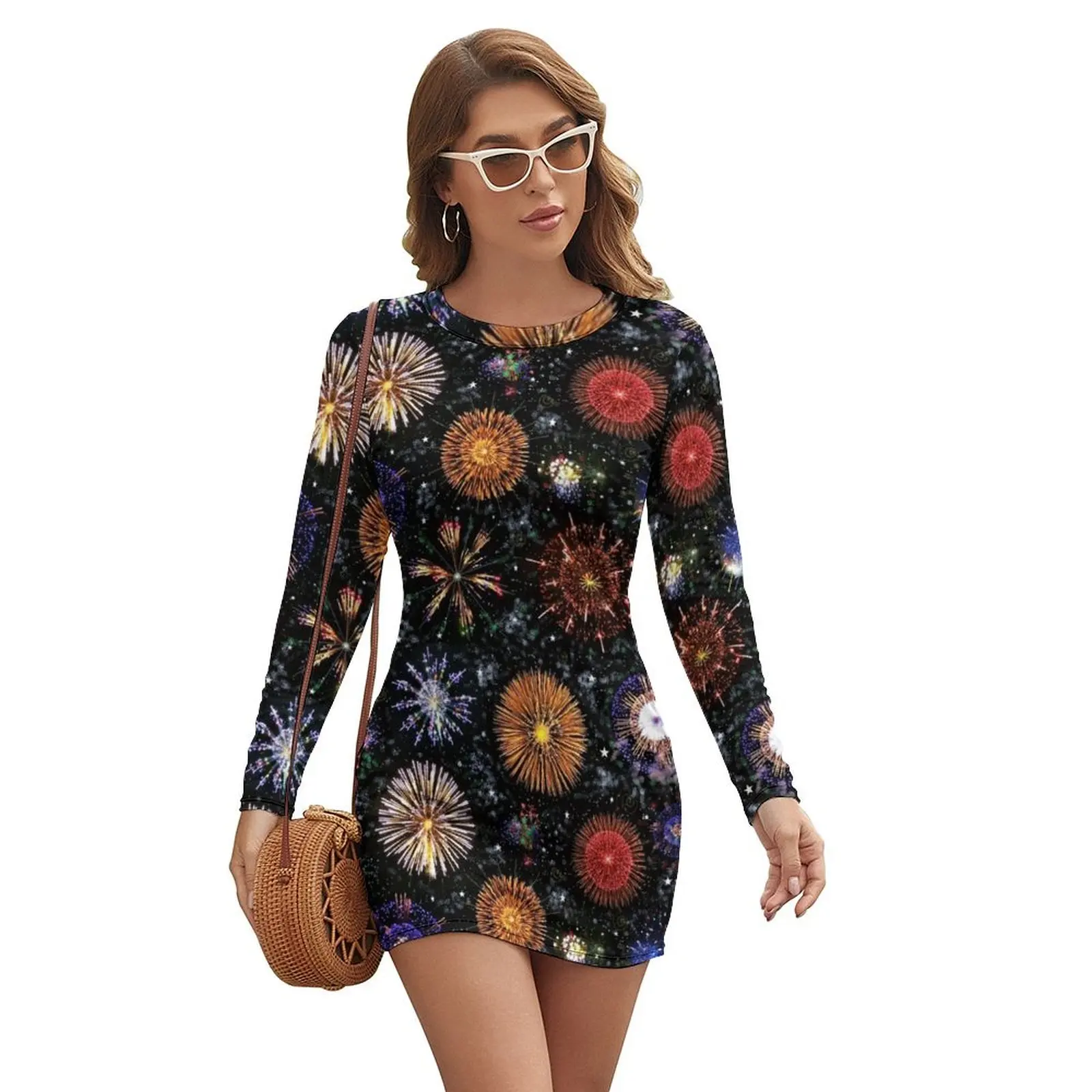 Fireworks Tonight Long-sleeved Dress Long dress woman summer women's suit summer dresses for women 2024 dress summer 2024 women
Fireworks Tonight Long-sleeved Dress Long dress woman summer women's suit summer dresses for women 2024 dress summer 2024 women