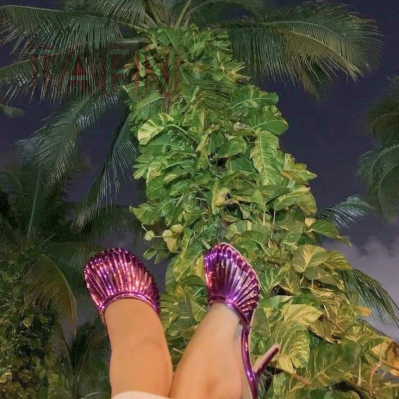 Women's Strappy Mule Sandals Luxury Design Metallic Leather Slip-on Slip-on Slippers Round Toe Stiletto High Heeled Pumps Big 43
Women's Strappy Mule Sandals Luxury Design Metallic Leather Slip-on Slip-on Slippers Round Toe Stiletto High Heeled Pumps Big 43