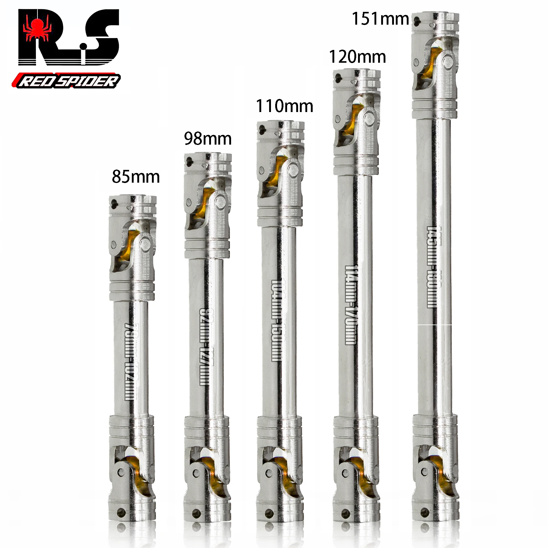 1PCS 1/10 RC CAR METAL Universal Drive Shaft 85-151mm Heavy Duty CVD Joint For Axial SCX10 90046 SCX10 III
1PCS 1/10 RC CAR METAL Universal Drive Shaft 85-151mm Heavy Duty CVD Joint For Axial SCX10 90046 SCX10 III