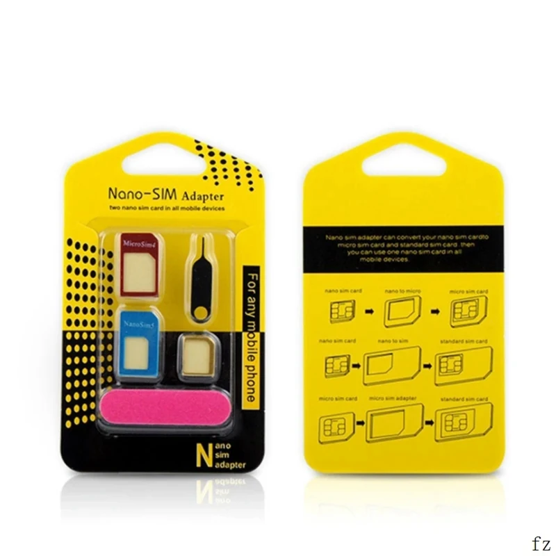 20sets 5 In 1 Sim Card Holder Adapter Mobilephone Ejector Pin Accessories Metal Slot Conversion Suitable For All Smartphones
20sets 5 In 1 Sim Card Holder Adapter Mobilephone Ejector Pin Accessories Metal Slot Conversion Suitable For All Smartphones