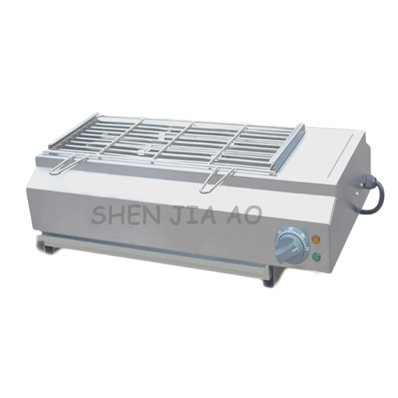 Commercial electric heating smokeless barbeque FY-Q70 Stainless steel electric barbeque equipment 220V 3KW
Commercial electric heating smokeless barbeque FY-Q70 Stainless steel electric barbeque equipment 220V 3KW