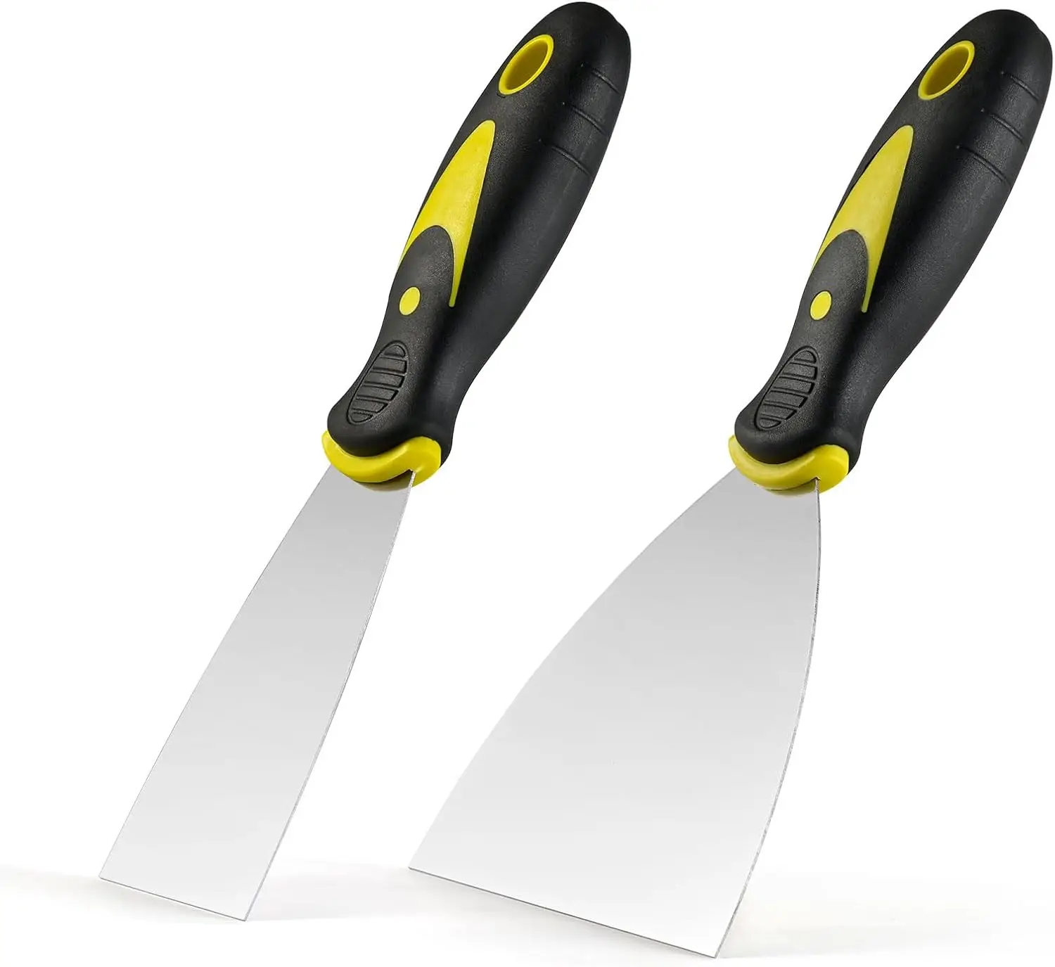 Putty Knife Scraper Set 2 and 4 Inch, Stainless Steel Spackle Knife for Drywall Repair and Wallpaper Removal
Putty Knife Scraper Set 2 and 4 Inch, Stainless Steel Spackle Knife for Drywall Repair and Wallpaper Removal