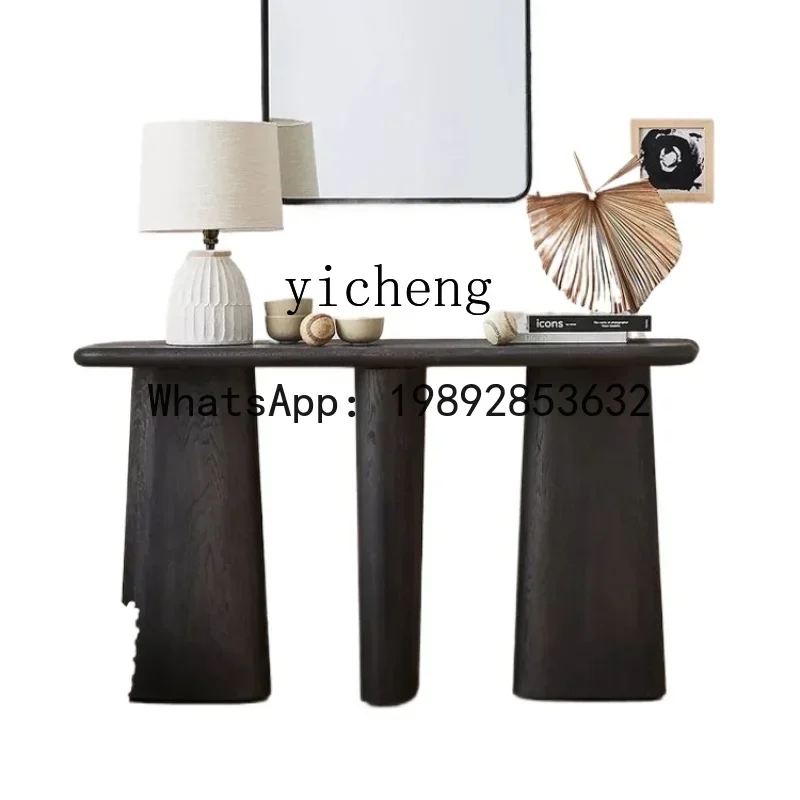 LYY ZK Quiet Style Console Tables Solid Wood Living Room Console Home Entrance Rack Retro
LYY ZK Quiet Style Console Tables Solid Wood Living Room Console Home Entrance Rack Retro