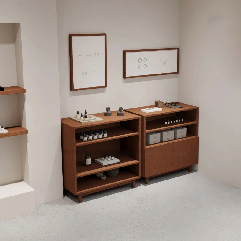 Stylish and simple combination display against the wall, low-level cabinet, jewelry, clothing store, locker, multi-functional
Stylish and simple combination display against the wall, low-level cabinet, jewelry, clothing store, locker, multi-functional