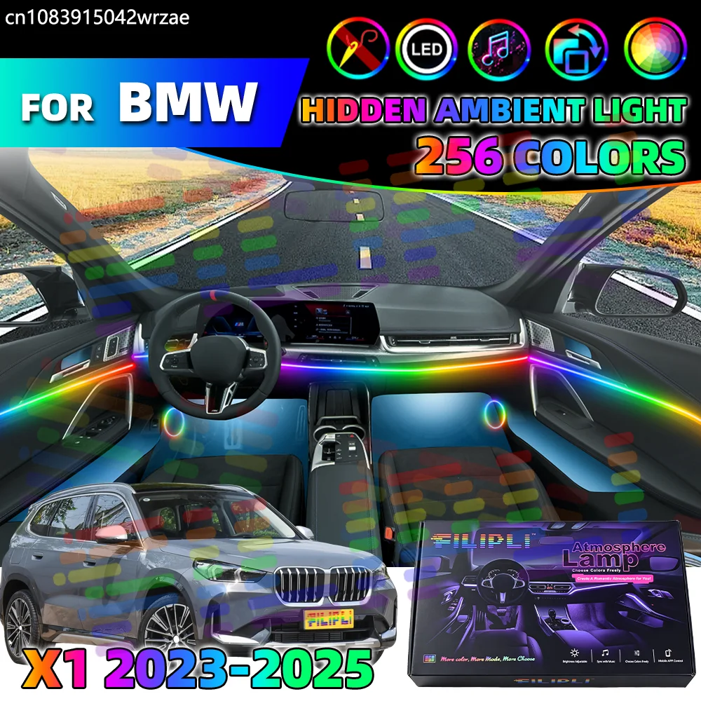 6 in 1 For BMW X1 U11 F48 Car Interior Ambient Lights Strips Breathing Lighting Kit App Control Auto Decorative Lamp Symphony Ac
6 in 1 For BMW X1 U11 F48 Car Interior Ambient Lights Strips Breathing Lighting Kit App Control Auto Decorative Lamp Symphony Ac