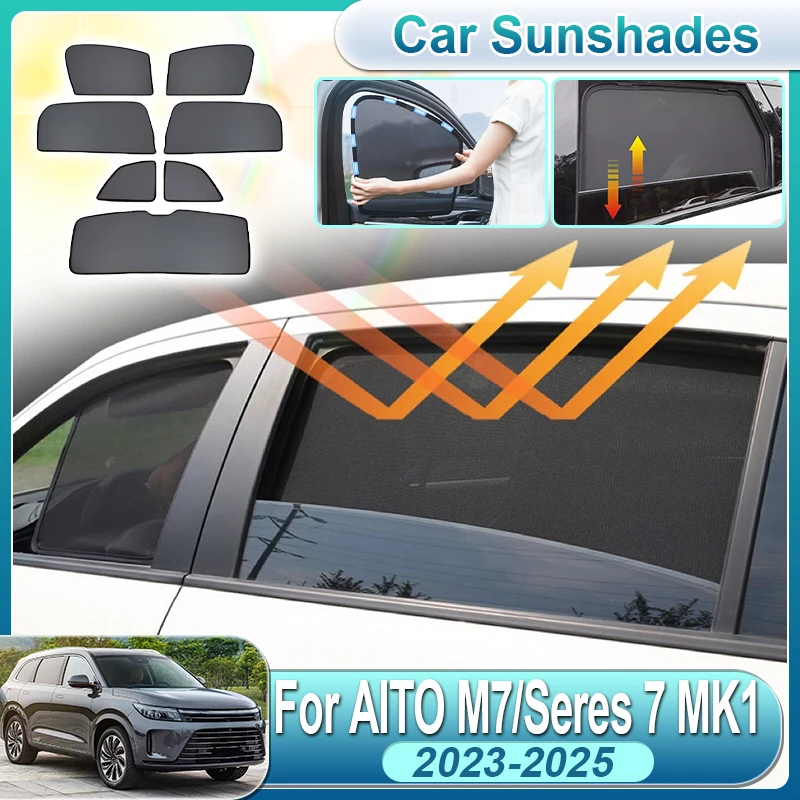 For AITO M7 Accessories 2023 2024 2025 Seres 7 MK1 Car Sun Shade Net Mesh Windshield Window Sun Visor Protection Auto Accesorios
For AITO M7 Accessories 2023 2024 2025 Seres 7 MK1 Car Sun Shade Net Mesh Windshield Window Sun Visor Protection Auto Accesorios