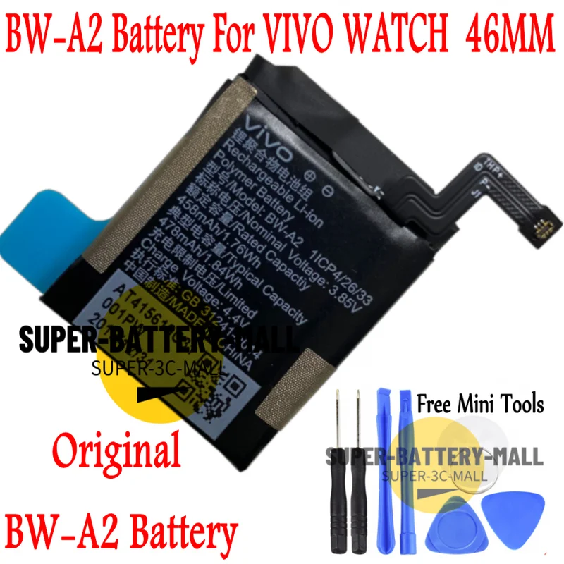 Original BW-A2 Battery For VIVO WATCH 46MM VIVO WATCH BATTERY (ONLY FOR 46MM)
Original BW-A2 Battery For VIVO WATCH 46MM VIVO WATCH BATTERY (ONLY FOR 46MM)