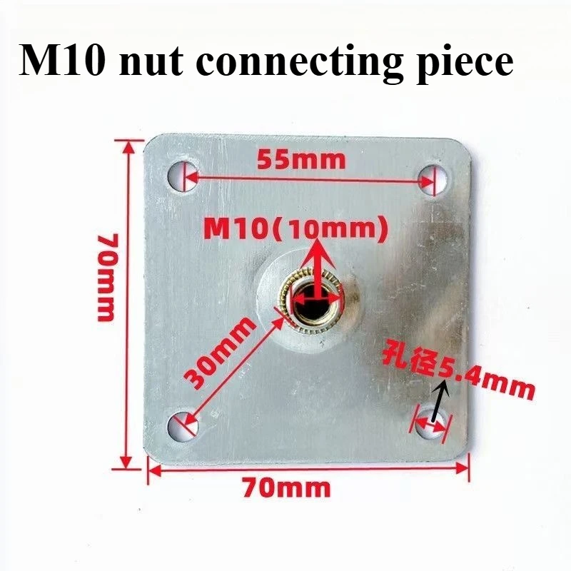 8Pcs Steel Black Round Square Mount Plate M8 M10 Thread Flange Furniture Table Leg Connecting Adapter
8Pcs Steel Black Round Square Mount Plate M8 M10 Thread Flange Furniture Table Leg Connecting Adapter