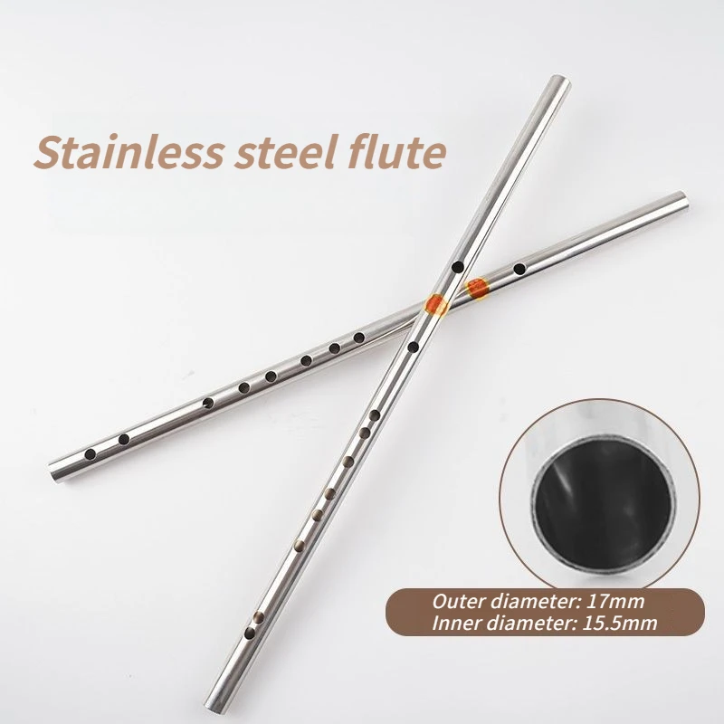 Stainless Steel Flute G/F Key Chinese Flutes Beginner Durable Traditional Flute Professional Performance Musical Instruments
Stainless Steel Flute G/F Key Chinese Flutes Beginner Durable Traditional Flute Professional Performance Musical Instruments