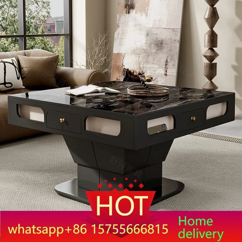 Electric rock slab lift coffee table mahjong table dining table
Electric rock slab lift coffee table mahjong table dining table