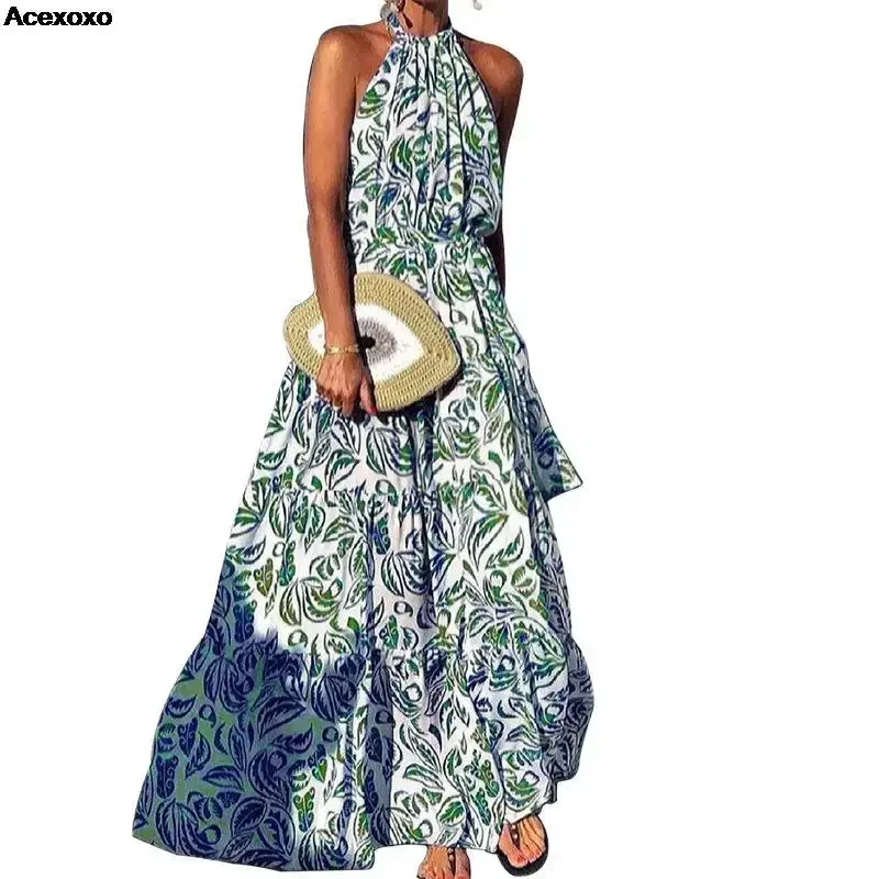 2023 summer new women's fashion casual print sleeveless collared waist loose dress
2023 summer new women's fashion casual print sleeveless collared waist loose dress