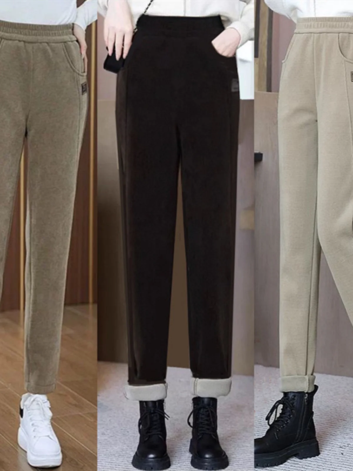 Женские свободные прямые брюки Харлан, осенне-зимние длинные брюки с высокой талией Thiened Fce, повседневные удобные брюки
Женские свободные прямые брюки Харлан, осенне-зимние длинные брюки с высокой талией Thiened Fce, повседневные удобные брюки