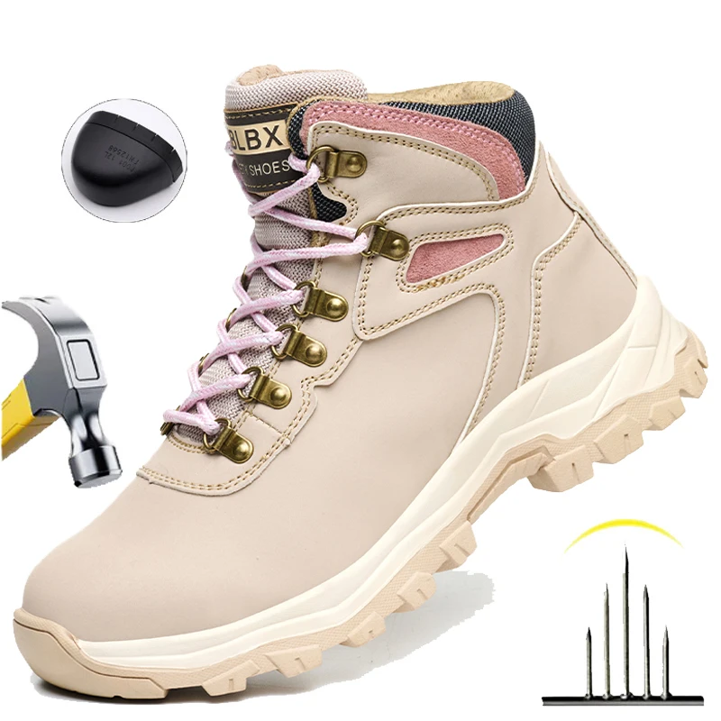 Womens Industrial Safety Shoes Anti-smash Steel Toe Boots Anti-Puncture Midsole, Non-Slip & Waterproof Best Work Boots 36-40
Womens Industrial Safety Shoes Anti-smash Steel Toe Boots Anti-Puncture Midsole, Non-Slip & Waterproof Best Work Boots 36-40