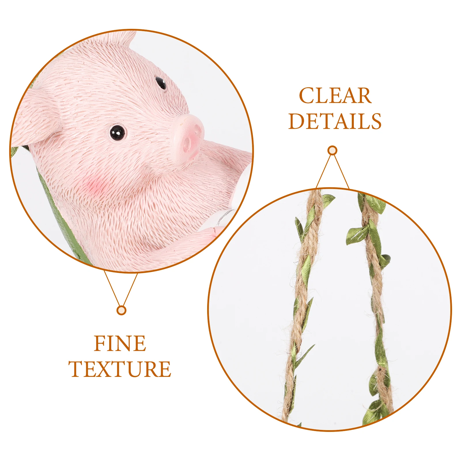 Cute Swing Ornament Garden Decoration Resin Animal Pendant Balcony Yard Durable Hanging Craft with Rope Easy Installation Yard
Cute Swing Ornament Garden Decoration Resin Animal Pendant Balcony Yard Durable Hanging Craft with Rope Easy Installation Yard