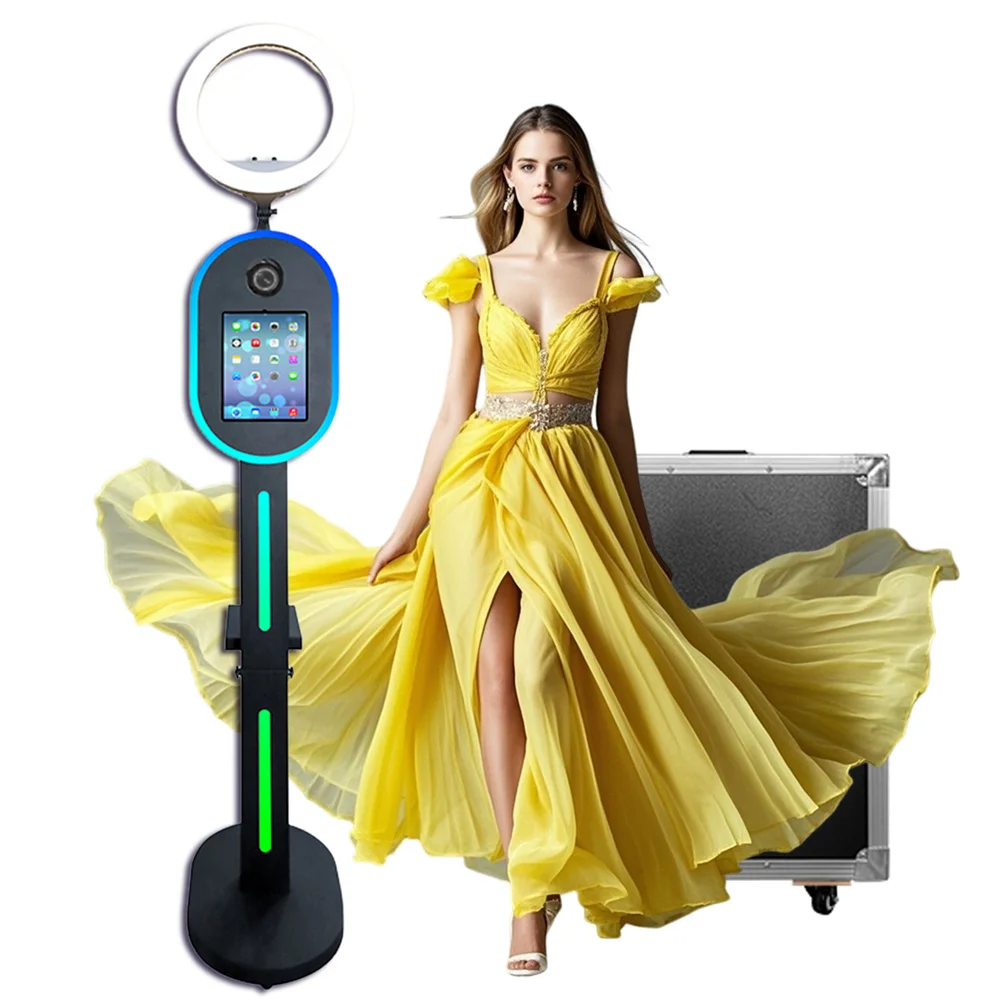 Portable Camera Ipad Photo Booth Machine With Ring Light Selfie Photobooth Machine For 10.2/11/12.9 Inch Ipad For Wedding Party
Portable Camera Ipad Photo Booth Machine With Ring Light Selfie Photobooth Machine For 10.2/11/12.9 Inch Ipad For Wedding Party