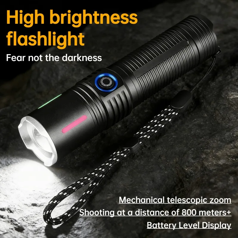 Strong Light LED Flashlight Long Battery Life Zoomable Torch Portable Type-C Charging Camping Lantern Outdoor Night Fishing
Strong Light LED Flashlight Long Battery Life Zoomable Torch Portable Type-C Charging Camping Lantern Outdoor Night Fishing