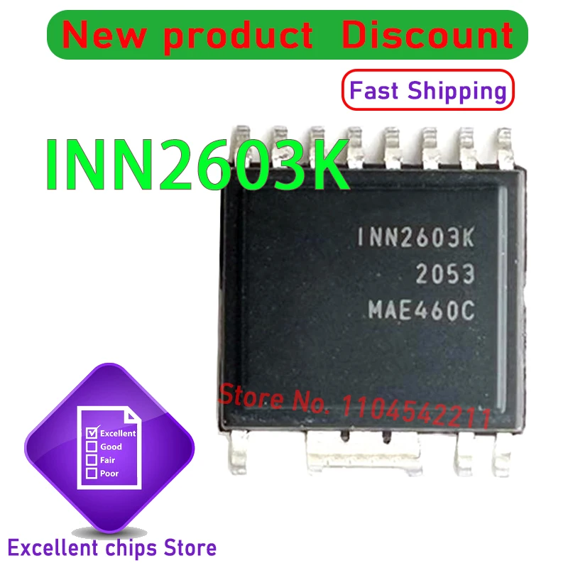 (5-10piece) 100% New INN2603K INN2603K-TL INN2603 SOP16 Chipset
(5-10piece) 100% New INN2603K INN2603K-TL INN2603 SOP16 Chipset