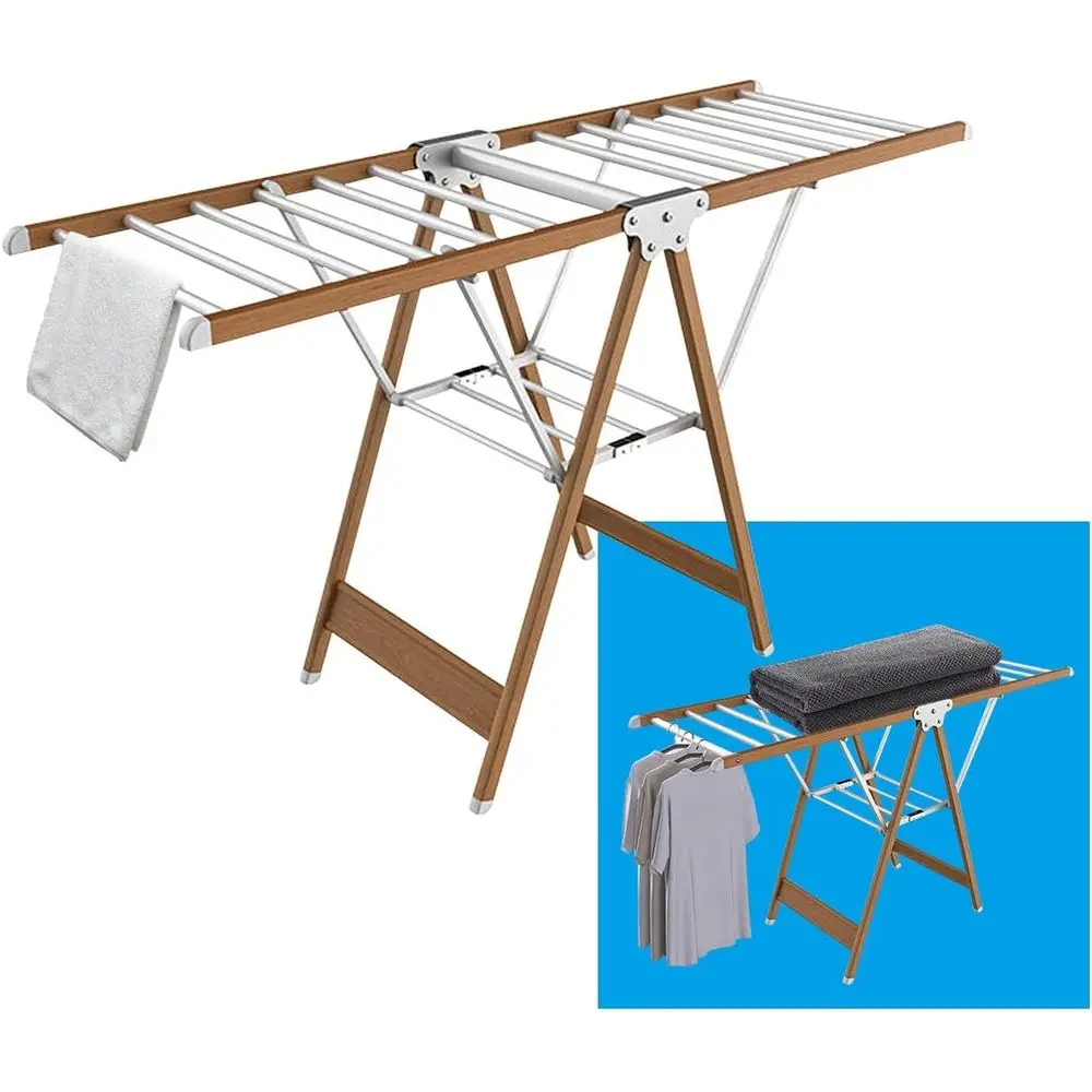 Aluminum Folding Clothes Drying Rack, Adjustable, Portable, Outdoor & Indoor, Easy Storage, 160cm
Aluminum Folding Clothes Drying Rack, Adjustable, Portable, Outdoor & Indoor, Easy Storage, 160cm