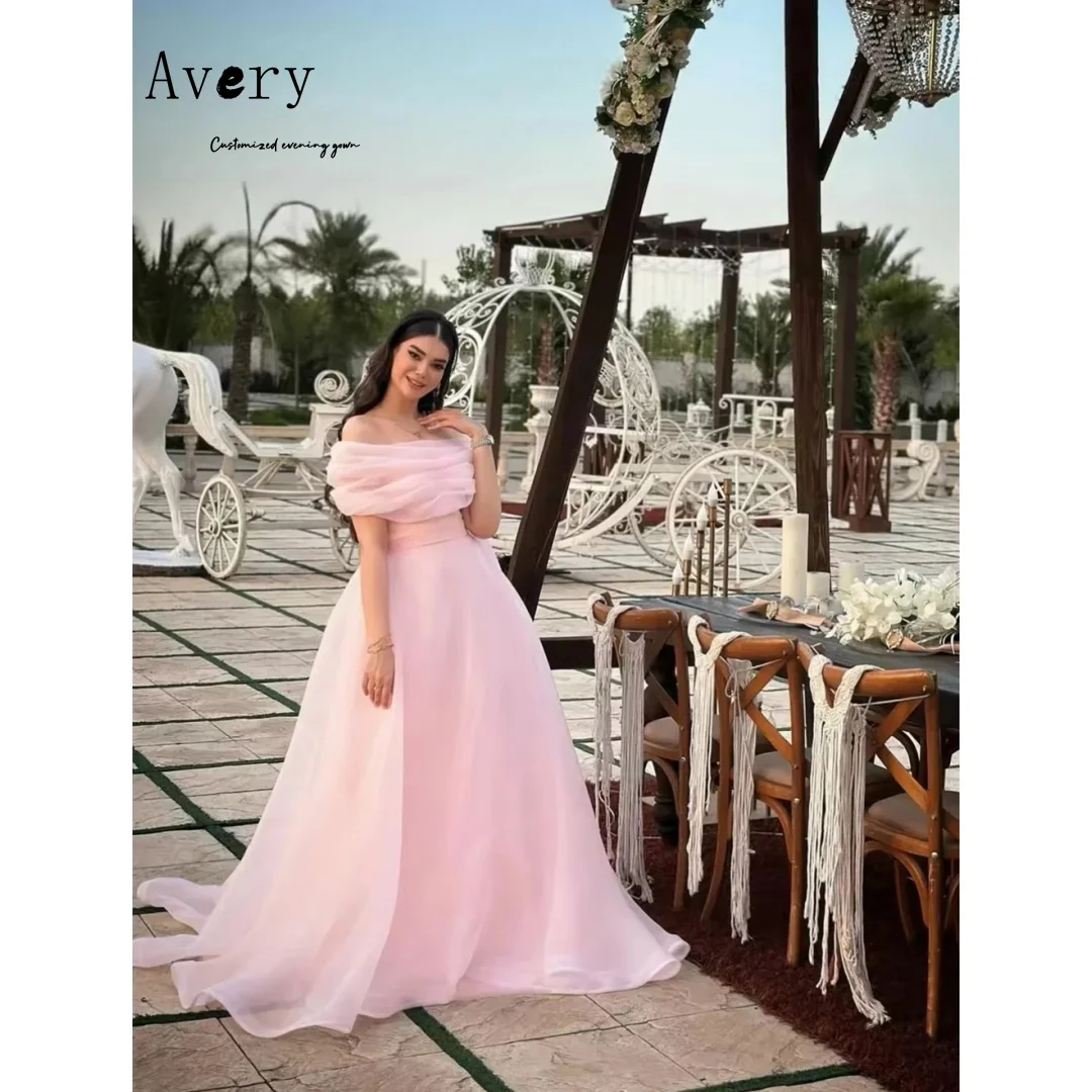 Avery Custom Pink A-line Off-shoulder Sleeveless Women's Evening Dress Luxury 2025 Luxurious Party Dresses Woman Elegant Gown
Avery Custom Pink A-line Off-shoulder Sleeveless Women's Evening Dress Luxury 2025 Luxurious Party Dresses Woman Elegant Gown