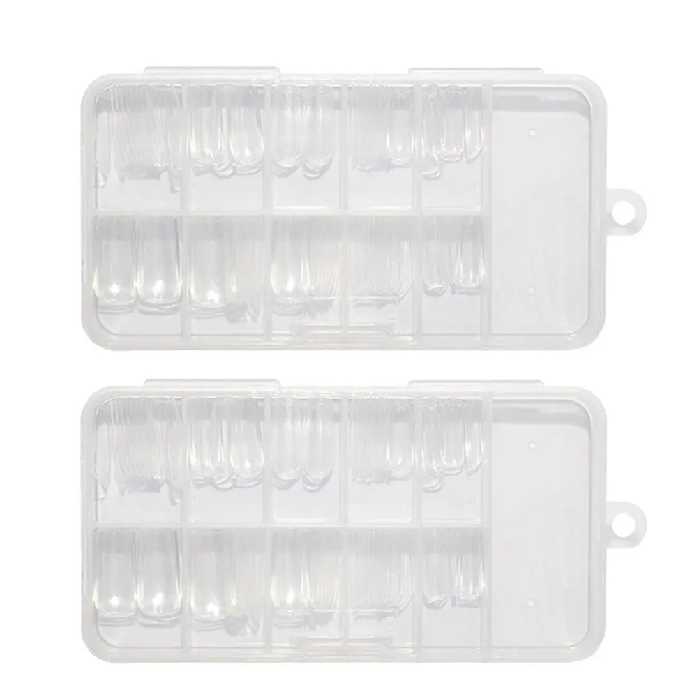 100Pcs Full Pasted Transparent Nail Art Supplies for Creative DIY Manicure At Home Or Professional Salon False Nail Tips
100Pcs Full Pasted Transparent Nail Art Supplies for Creative DIY Manicure At Home Or Professional Salon False Nail Tips
