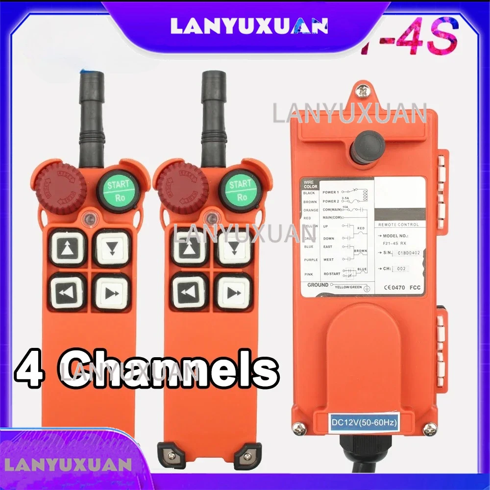 F21-4S 110V 12V 24V 220V 380V Industrial Wireless Radio remote controller crane switch pressure reset radio control crane switch
F21-4S 110V 12V 24V 220V 380V Industrial Wireless Radio remote controller crane switch pressure reset radio control crane switch