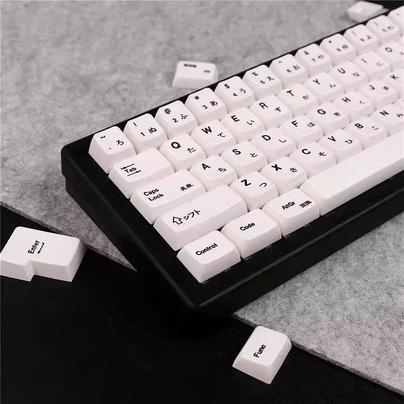 MDA minimalist white mechanical keyboard keycaps full set of 150 keys PBT sublimation adaptation 61/65/75/87 mechanical keyboard
MDA minimalist white mechanical keyboard keycaps full set of 150 keys PBT sublimation adaptation 61/65/75/87 mechanical keyboard