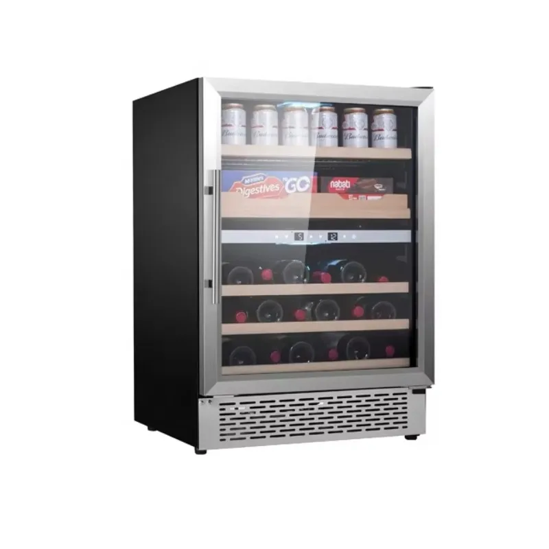46 Bottles Free Standing / Under Counter Installation Wine Cooler Tempered Glass Doorr
46 Bottles Free Standing / Under Counter Installation Wine Cooler Tempered Glass Doorr