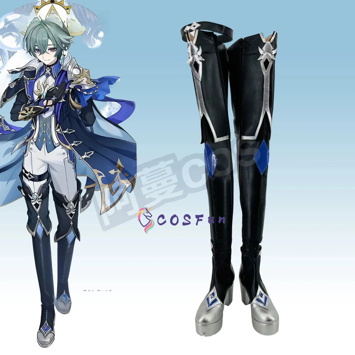 Game Genshin Impact Lohen Cosplay Shoes High Heel Footwear Halloween Party Costumes Accessory COSFun
Game Genshin Impact Lohen Cosplay Shoes High Heel Footwear Halloween Party Costumes Accessory COSFun