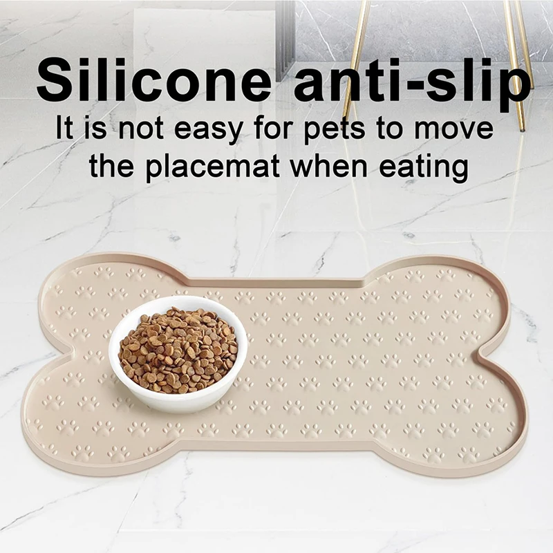 Funny Bone Shapes Silicone Dog Feeding Mat Non-Slip Waterproof Washable Pet Placemat with Powerful Suction Perros Accesorios
Funny Bone Shapes Silicone Dog Feeding Mat Non-Slip Waterproof Washable Pet Placemat with Powerful Suction Perros Accesorios