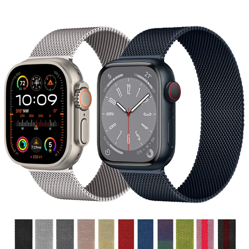 Магнитная петля для Apple Watch Band 44 мм 45 мм 49 мм 40 мм 41 мм 42 мм 44 мм браслет correa iWatch series 9 8 7 se 5 6 Ultra 2 Ремешок
Магнитная петля для Apple Watch Band 44 мм 45 мм 49 мм 40 мм 41 мм 42 мм 44 мм браслет correa iWatch series 9 8 7 se 5 6 Ultra 2 Ремешок