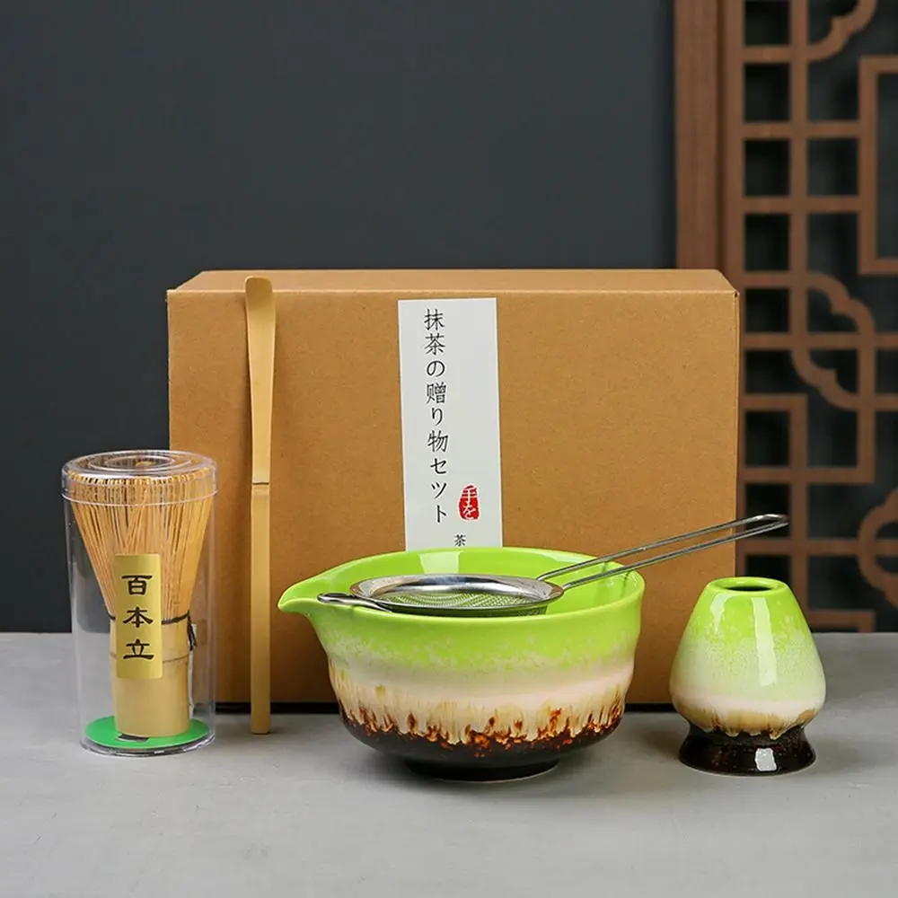 5PCS Bamboo Ceramic Japanese Matcha Tea Set Food Grade With Strainer Spoon Match Bowl Reusable Safe Japanese Chasen Stirring
5PCS Bamboo Ceramic Japanese Matcha Tea Set Food Grade With Strainer Spoon Match Bowl Reusable Safe Japanese Chasen Stirring