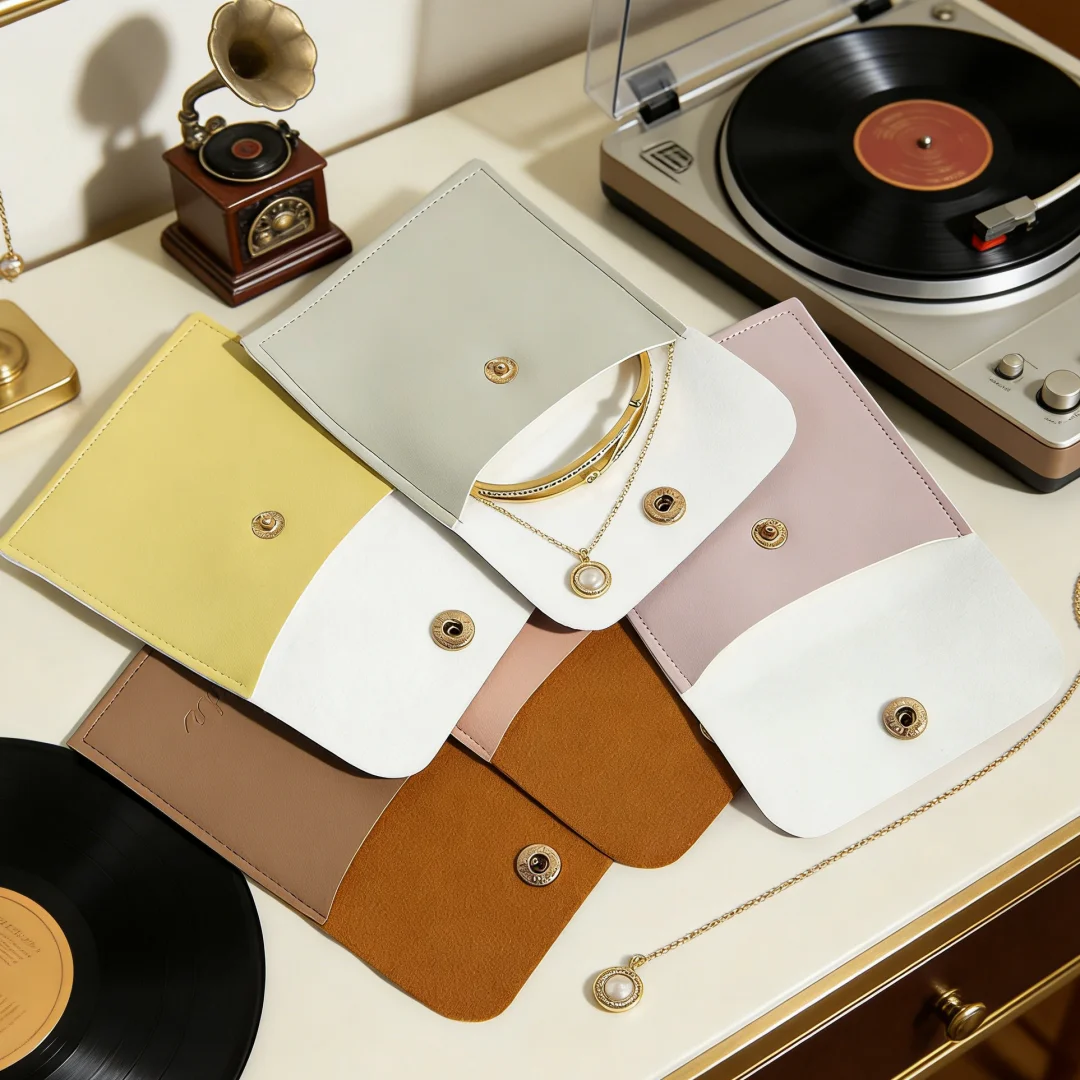 10Pcs Mixed colors PU Leather Snap Flip Bag for Jewelry Elegant Leather Small Button Pouch for Earrings Ring Jewelry Packaging
10Pcs Mixed colors PU Leather Snap Flip Bag for Jewelry Elegant Leather Small Button Pouch for Earrings Ring Jewelry Packaging