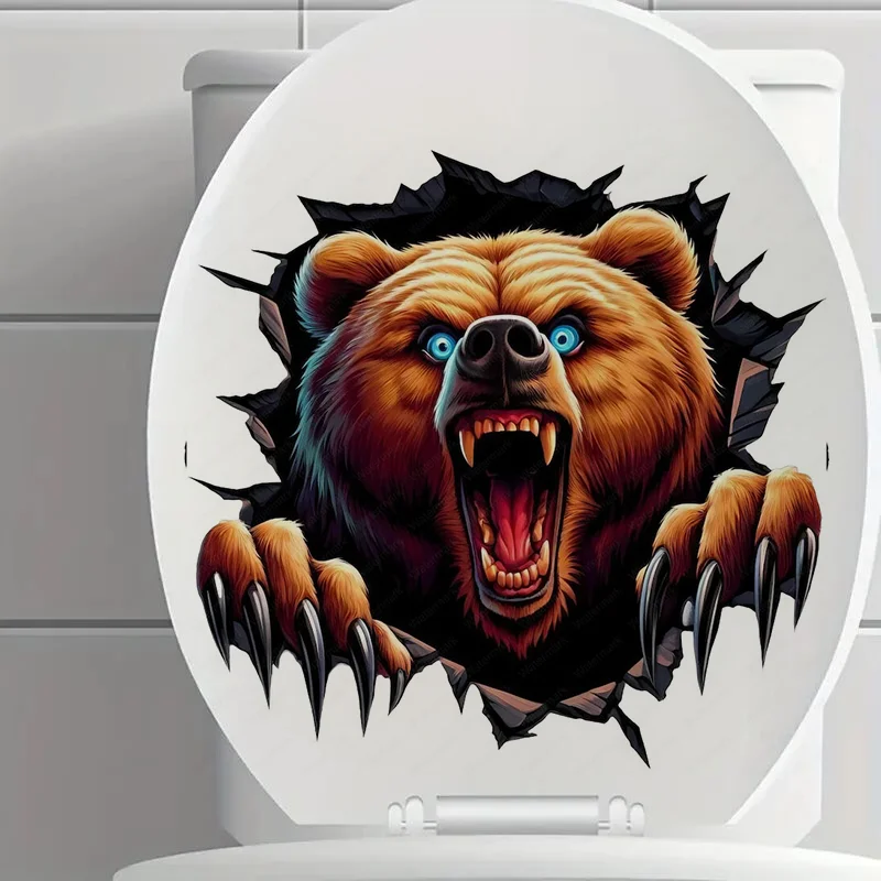T2149#Terrifying Bear Self-Adhesive Wall Sticker, Durable Material, Perfect for Home Wall Decor, Aesthetic Room Decoration
T2149#Terrifying Bear Self-Adhesive Wall Sticker, Durable Material, Perfect for Home Wall Decor, Aesthetic Room Decoration