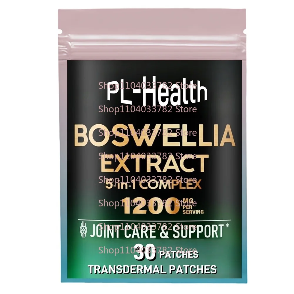 30 Patches Boswellia Serrata Transdermal Patches with Turmeric Hyaluronic Acid - Joint Health & Comfort
30 Patches Boswellia Serrata Transdermal Patches with Turmeric Hyaluronic Acid - Joint Health & Comfort