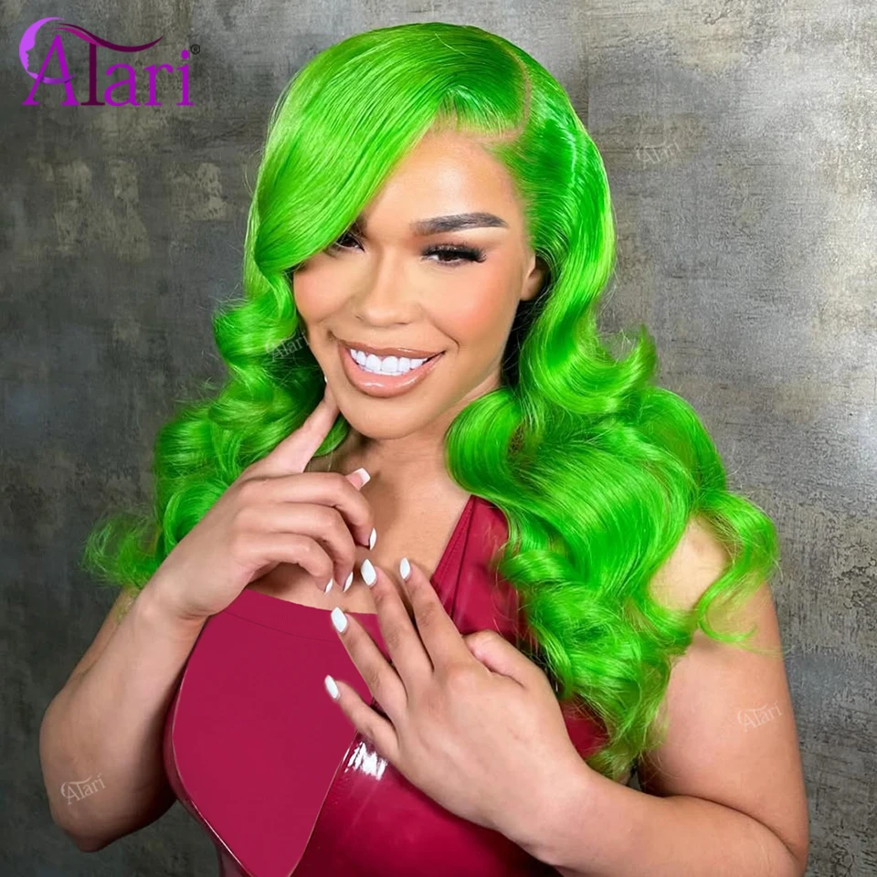 Apple Green Body Wave Human Hair Wigs 13X4 13X6 Transparent Lace Frontal Lime Green 613 Colored Remy Wig 180 Density Pre Plucked
Apple Green Body Wave Human Hair Wigs 13X4 13X6 Transparent Lace Frontal Lime Green 613 Colored Remy Wig 180 Density Pre Plucked