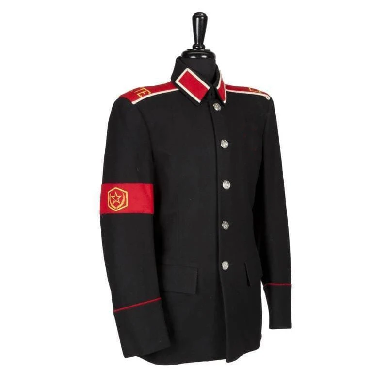 Custom Made Super Singer 1987-1989 Bad World Tour Stage Performance "CTE" Costume Historical Black Wool Military Style Top Coat
Custom Made Super Singer 1987-1989 Bad World Tour Stage Performance "CTE" Costume Historical Black Wool Military Style Top Coat