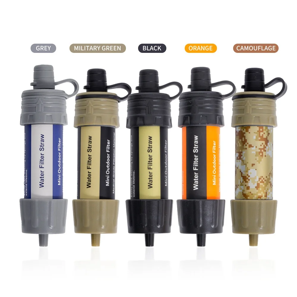 Outdoor survival filter drinking water filter sewage filter purifier portable emergency hiking camping water purification pipe
Outdoor survival filter drinking water filter sewage filter purifier portable emergency hiking camping water purification pipe