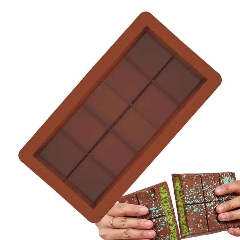 10-Hole Chocolate Bar Mold Non-Stick Reusable Deep Chocolate Bar Mold Silicone Candy Cake Making Mold Kitchen Cake Baking Tools
10-Hole Chocolate Bar Mold Non-Stick Reusable Deep Chocolate Bar Mold Silicone Candy Cake Making Mold Kitchen Cake Baking Tools
